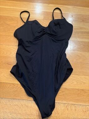 Cache Coeur Black One-Piece Swimsuit